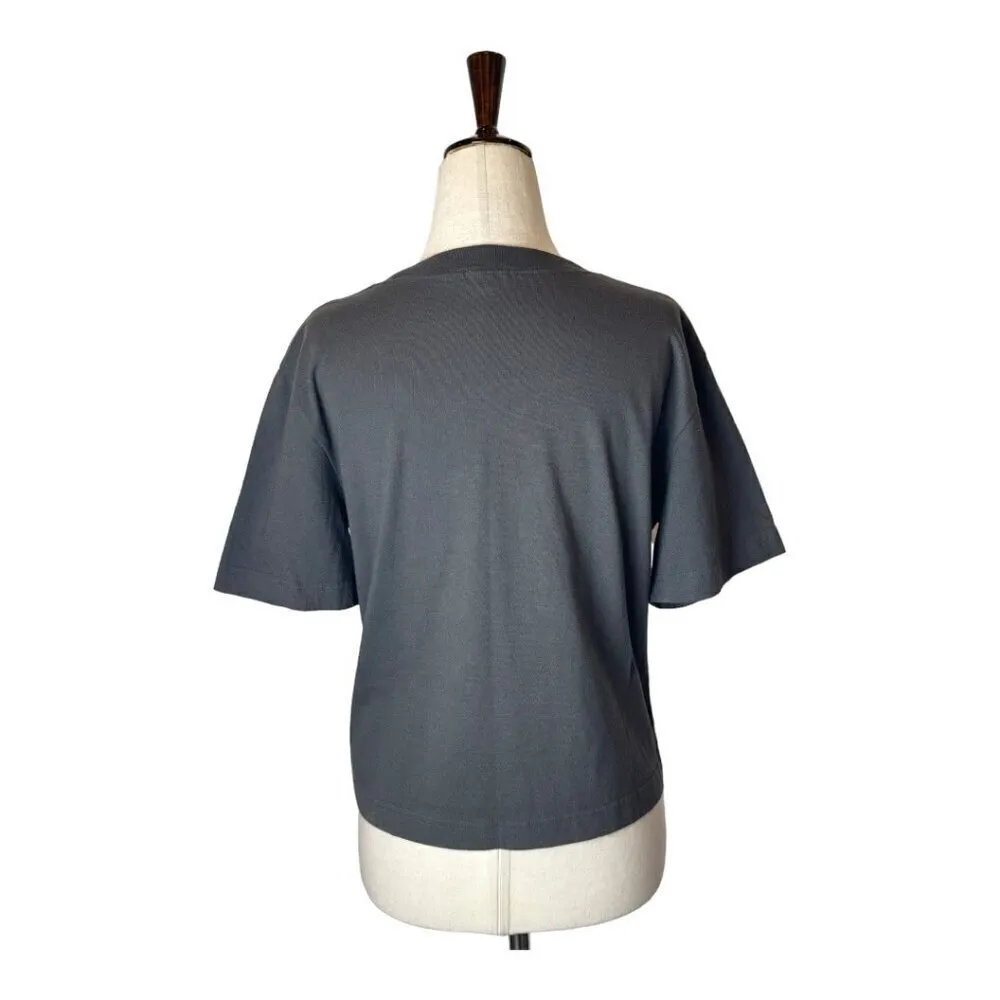 Rails Shirt‎ Women Extra Small Vintage Black Cotton Eyelet Embroidery Byrdie Tee - Image 3