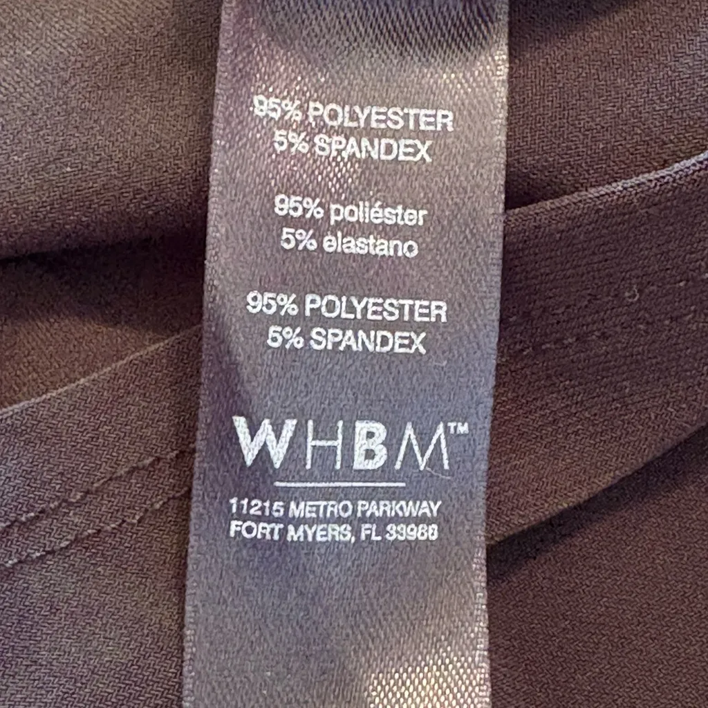 WHBM Black Sleeveless Cocktail Dress Ruched Midi V-neck Wrap Around Formal Glam - Image 7