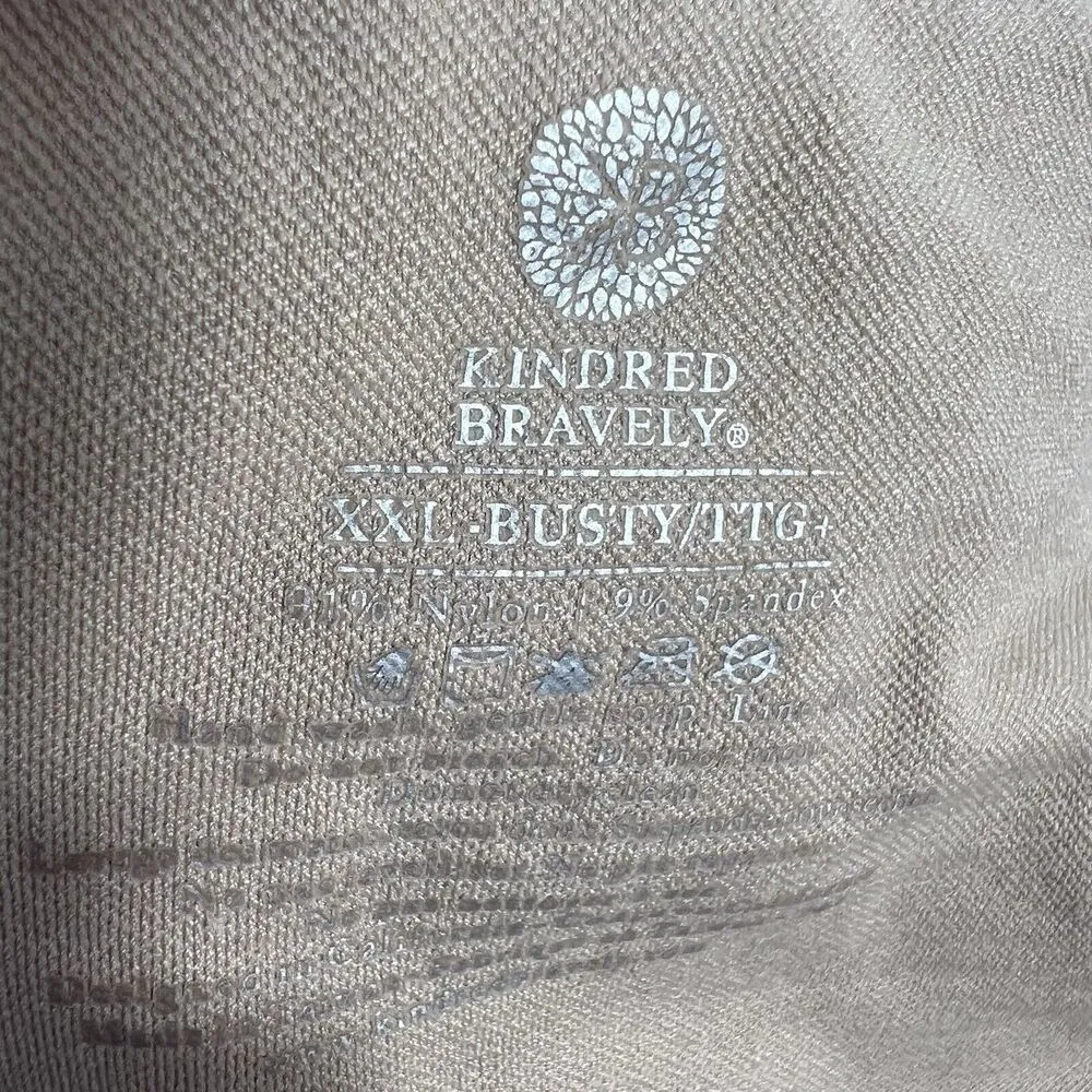 Kindred Bravely Size XXL Busty Sublime Pumping Nursing Hands Free Bra Beige Tan - Image 13