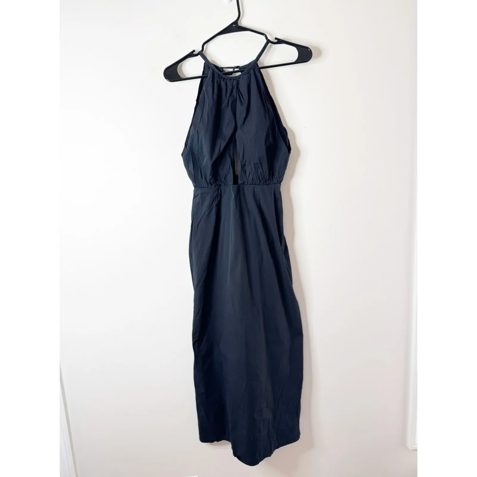 BONDI BORN Black Camille Midi Dress medium - Image 4