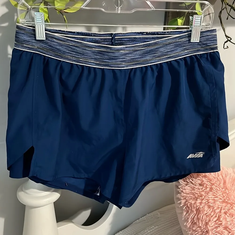 Athletic Shorts Avia Blue Womens Medium - Image 3