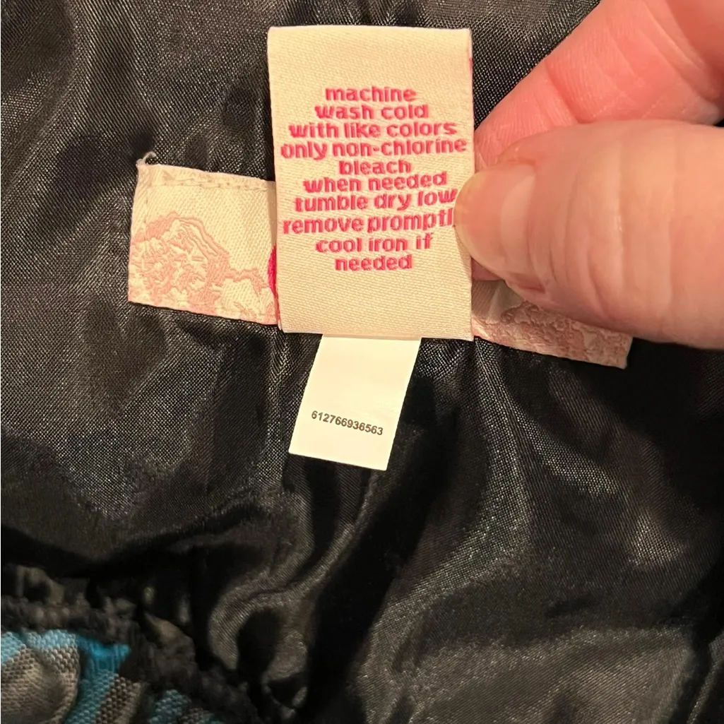 Vintage Y2K 90’s Lace Up Big Buttons Pleated Taunt Plaid Miniskirt Size 7 - Image 7