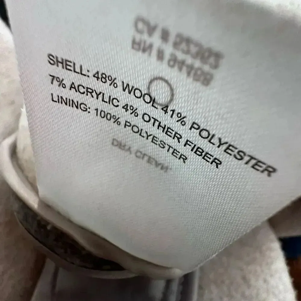 LAUNDRY BY SHELLI SEGAL | Wool Blend Wrap Trench Coat Gray Nude Belt | Small - Image 10