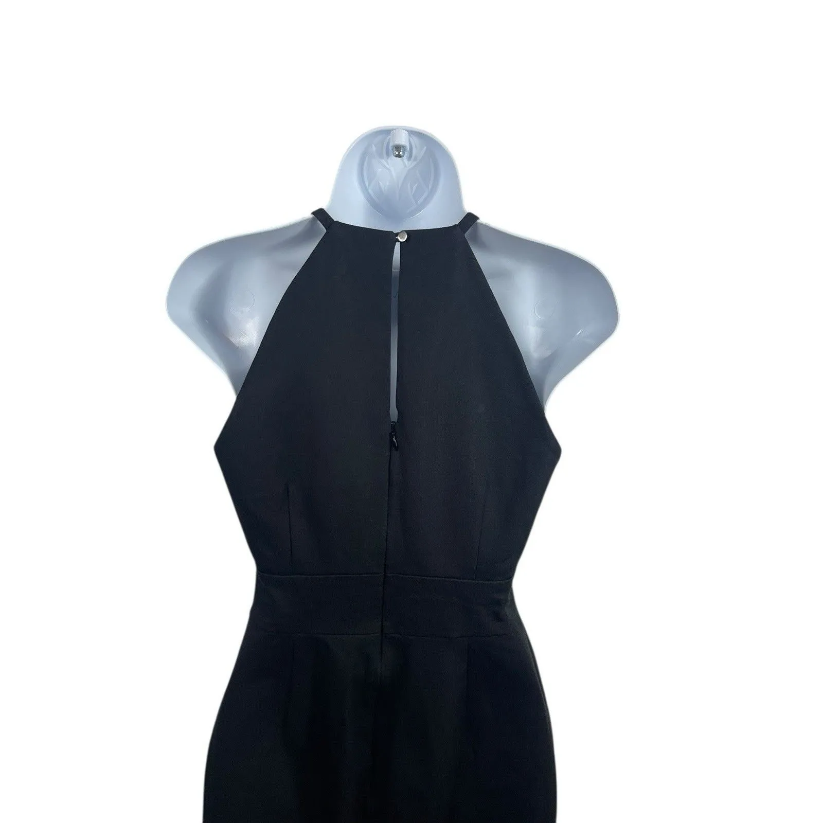 Banana Republic Women’s Size 2 Black Halter Sheath Dress Career Office - Image 5