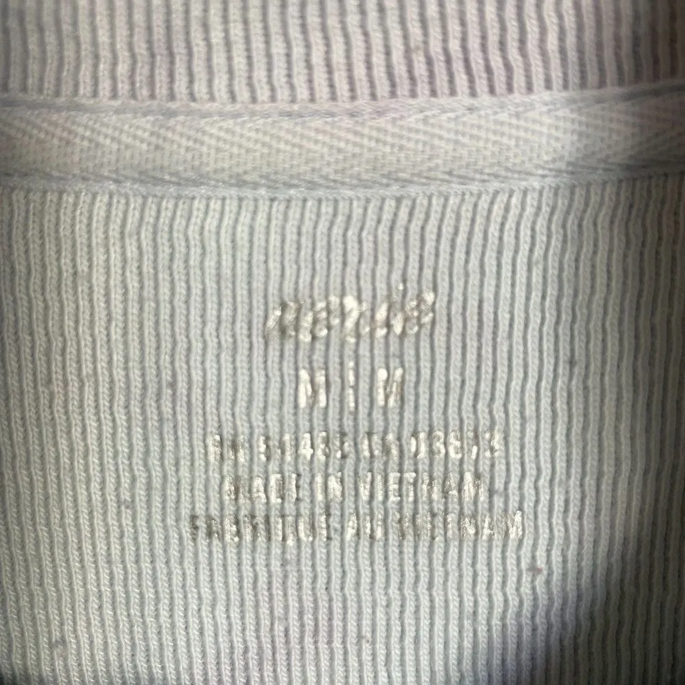 light blue tie dye quarter zip pullover sweater loungewear - Image 3