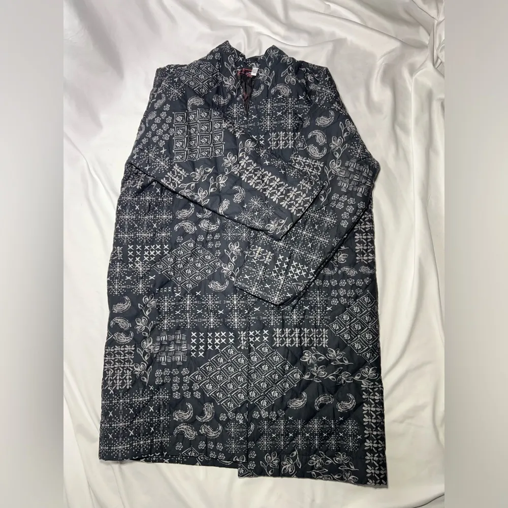 Johnny Was Ruth Quilted Jacket | L Gray Size L - Image 10