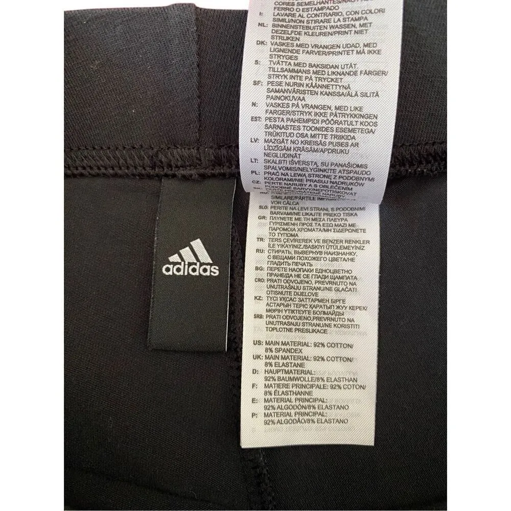 Adidas Leggings Sz Small Sporty Athletic Athleisure Workout Sports Yoga School - Image 4