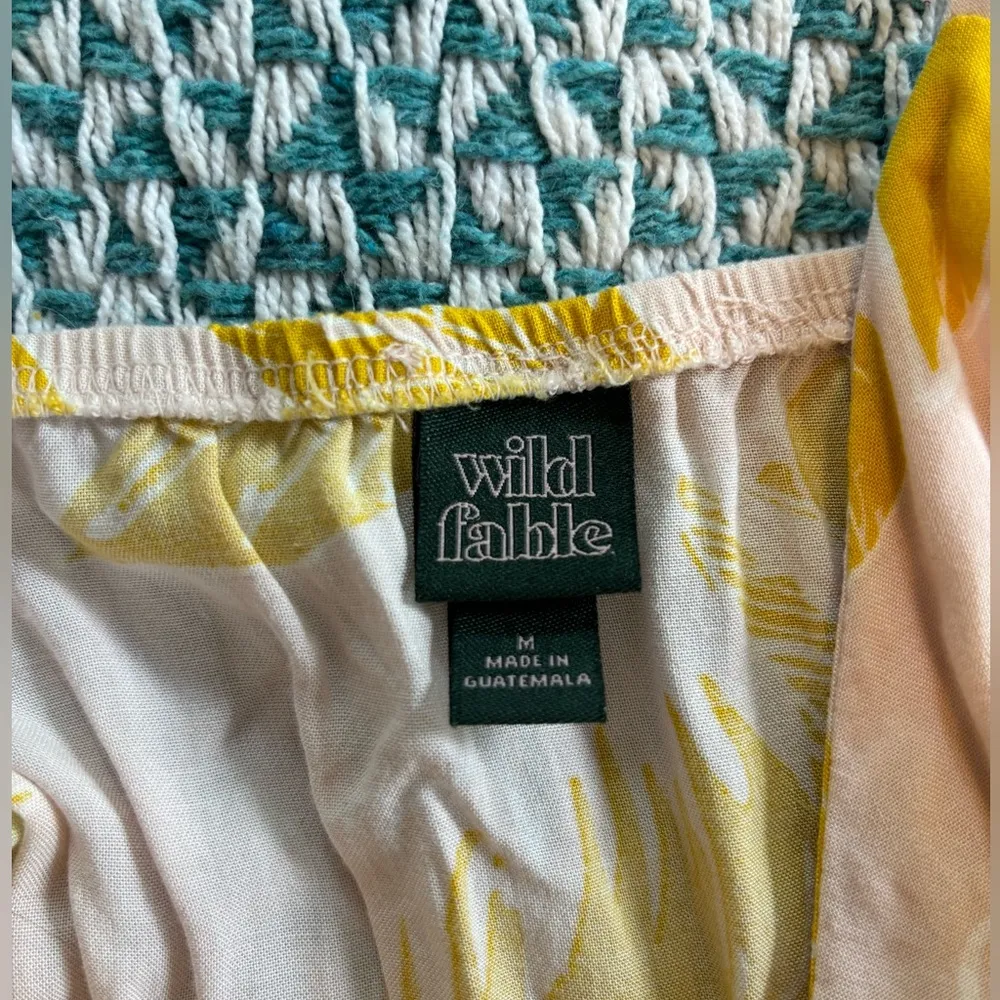 Tropical Print Tiered Sundress - Image 6