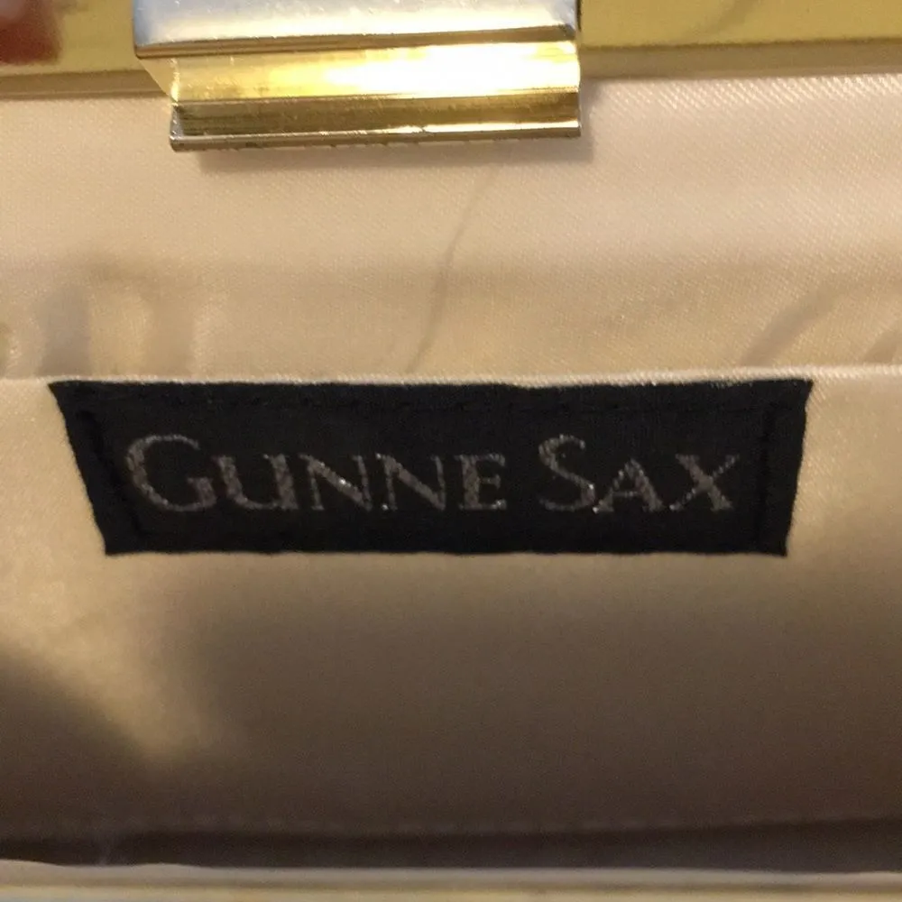 Gunne Sax Gold Purse with Gold Chain - Image 2