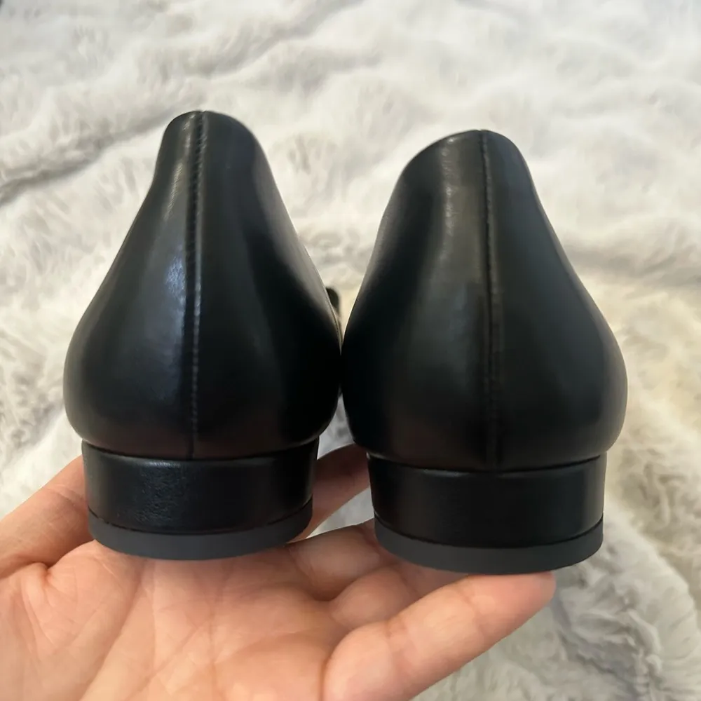 C.Paravano black pumps slip on flat size 39 - Image 5