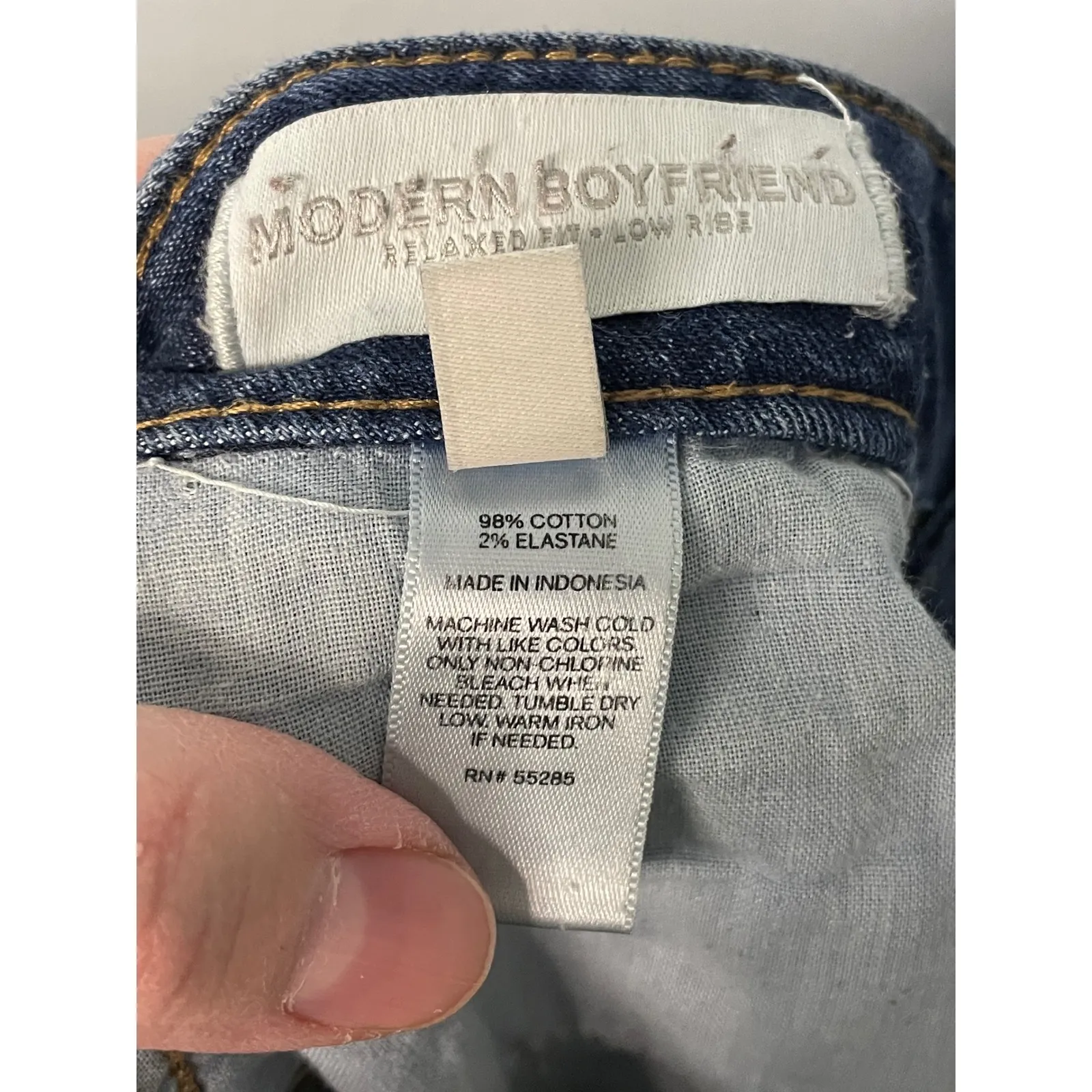 Express Womens Mid Rise Distressed Cuffed Jeans Blue Size 0 - Image 11