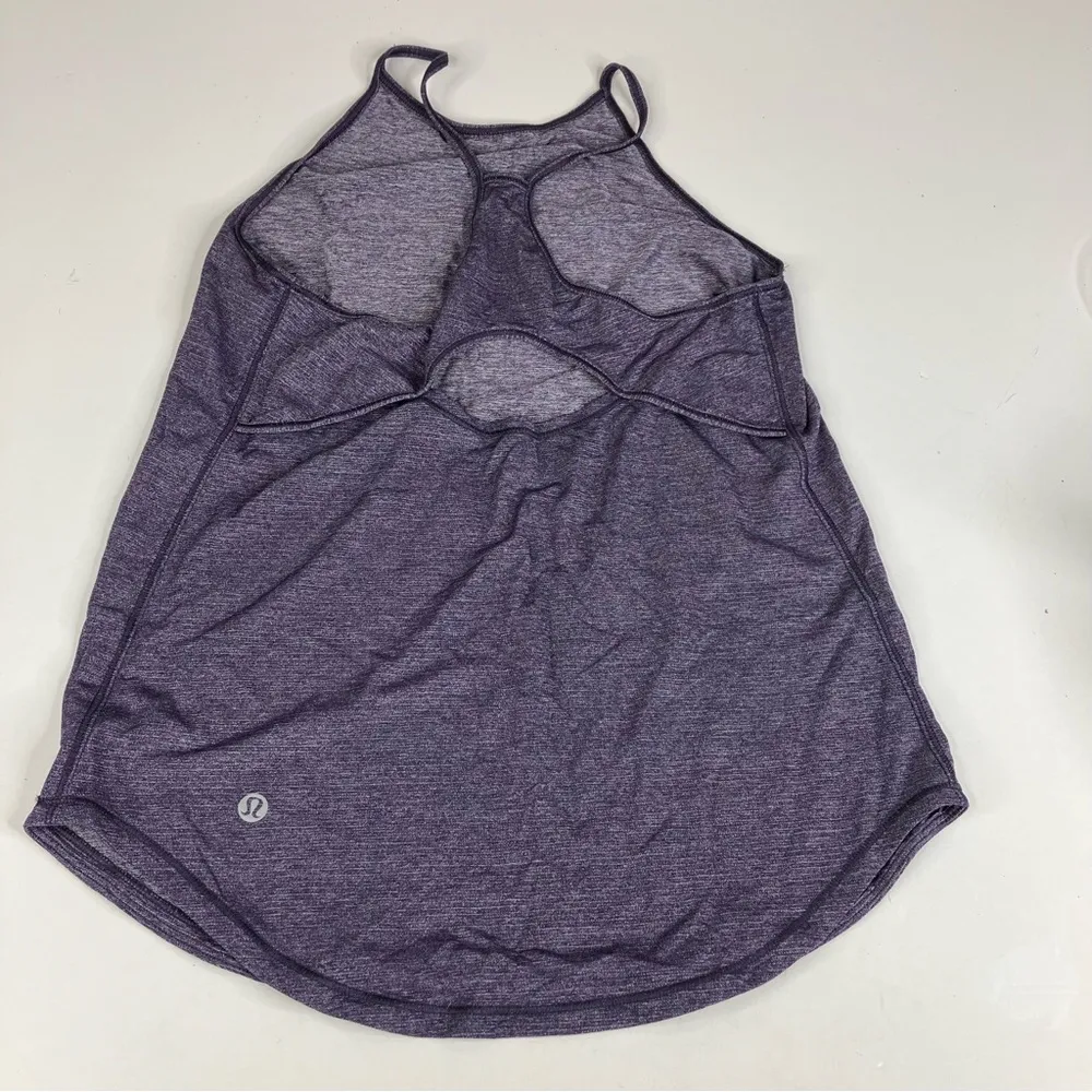 Lululemon Lightweight High Neck Purple Tank Top - Image 2