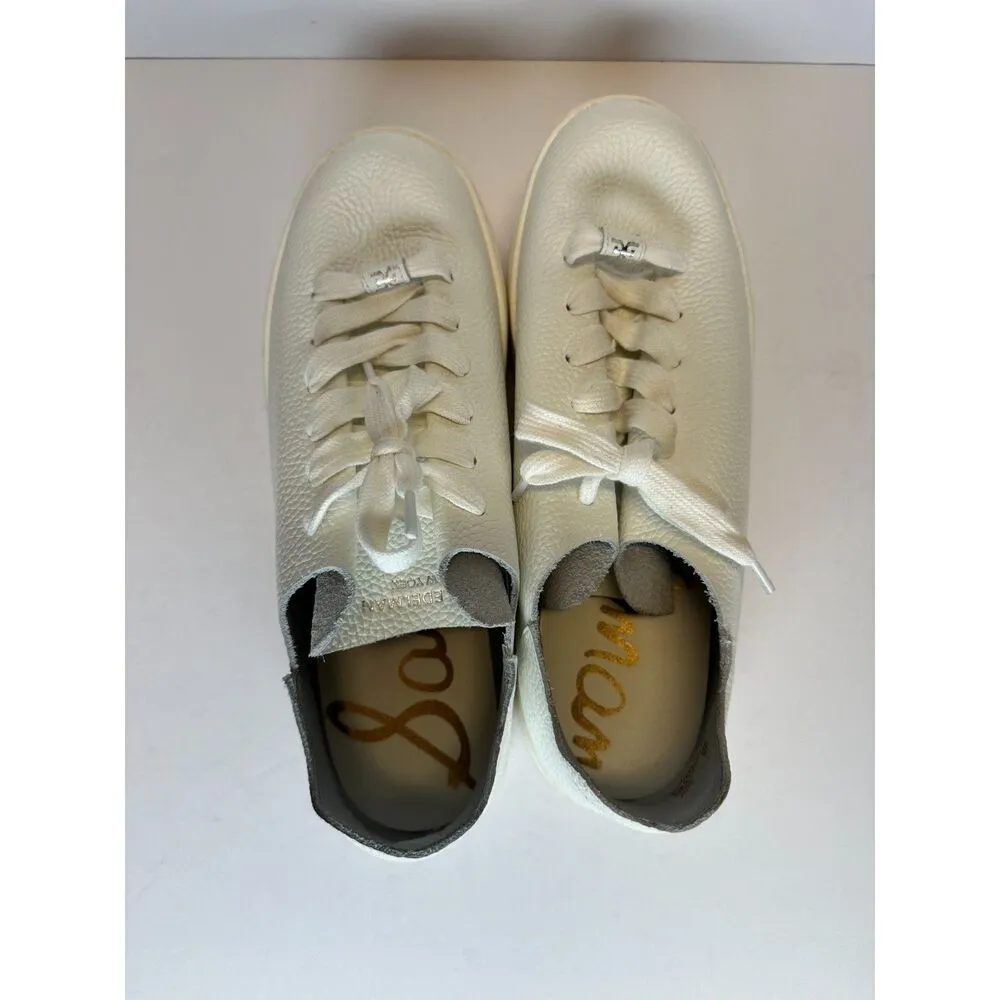 Sam Edelman Women's Pippy Size 8M White Leather Platform Sneakers Shoes NWOB - Image 7