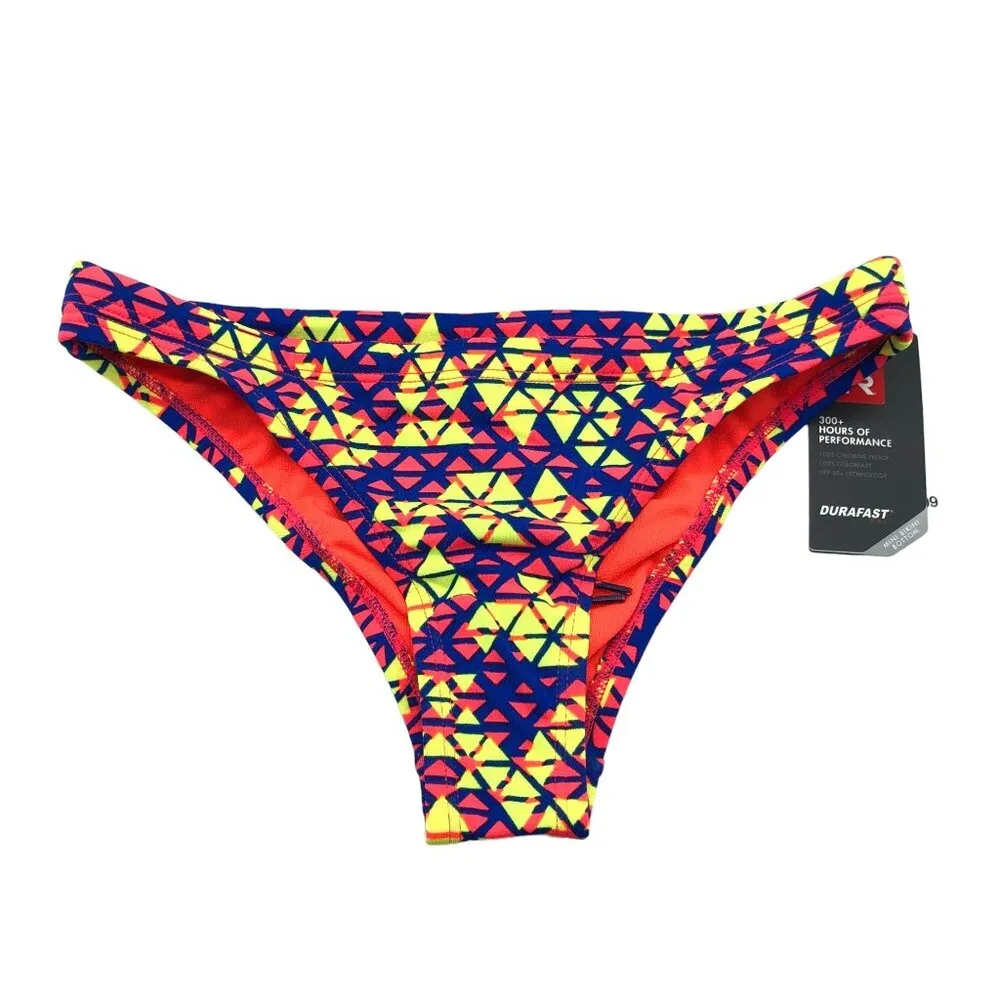 TYR Modena Trinity Mini Bikini Bottom Minimal Coverage Drawstring Colorful XS - Image 2