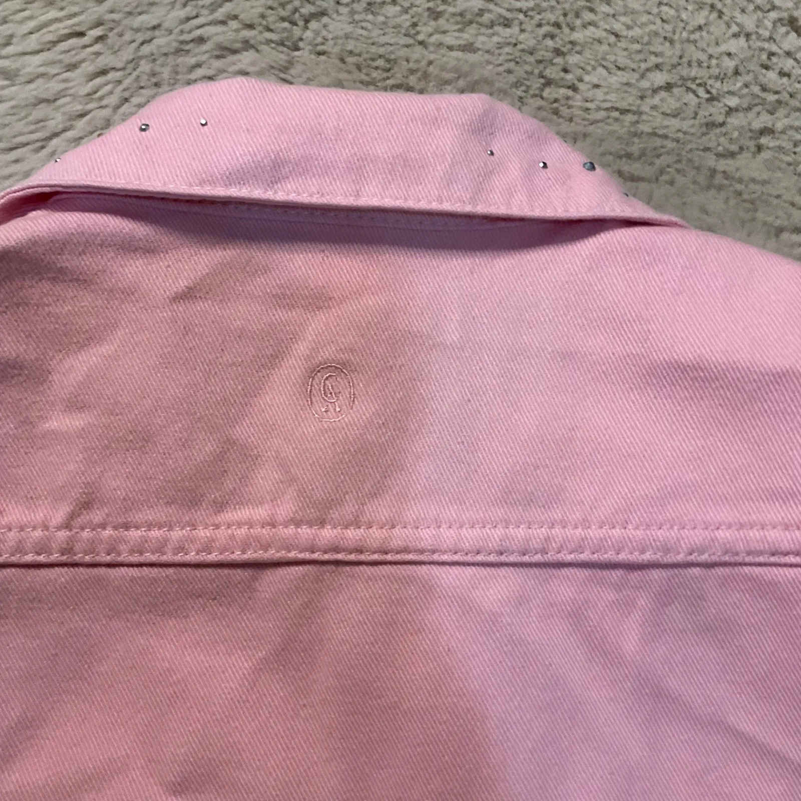 Christine Alexander Pink Vest Embellished Size XS Sparkle Western Womens Studded - Image 8