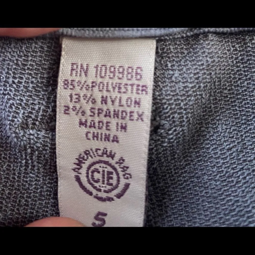 American Rag Gray Corduroy Shorts Size 5 - Image 6