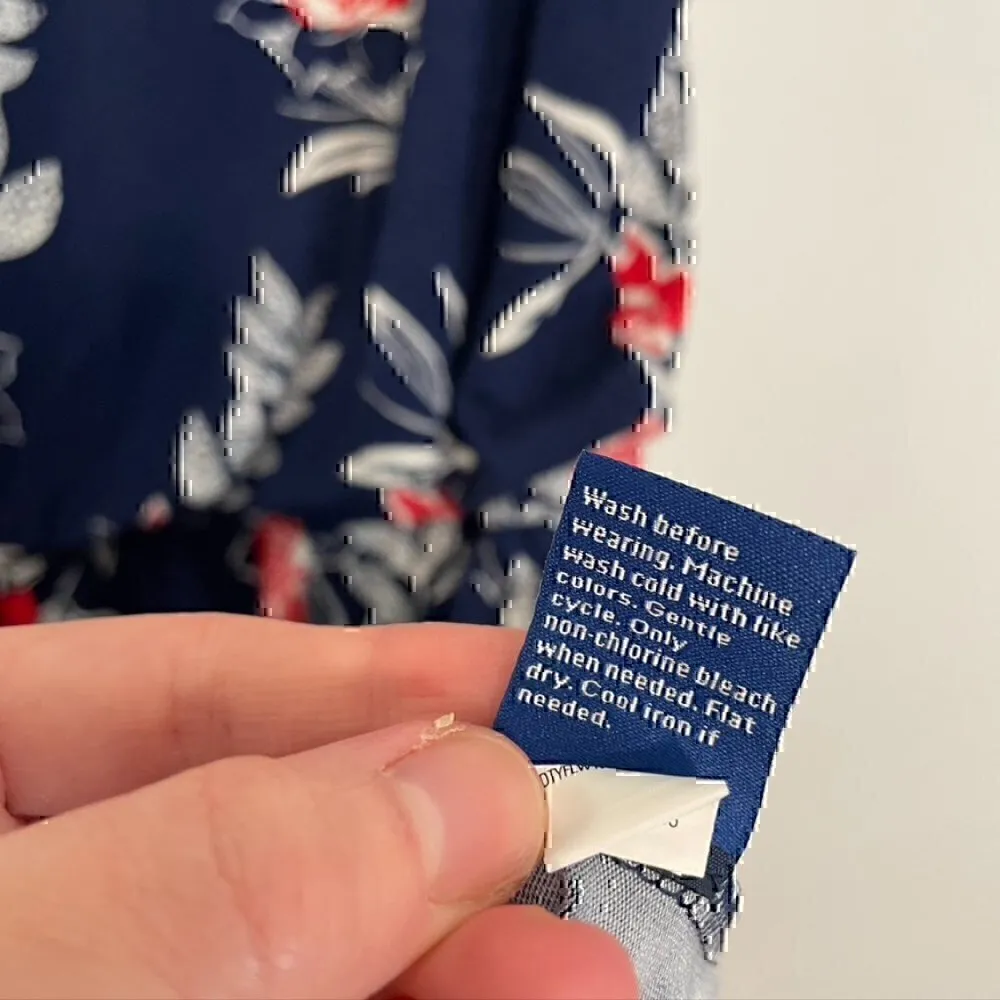 NEW NWT APT. 9 Navy Red White Floral Sleeveless Tank Dress PETITE Medium / PM MP - Image 8