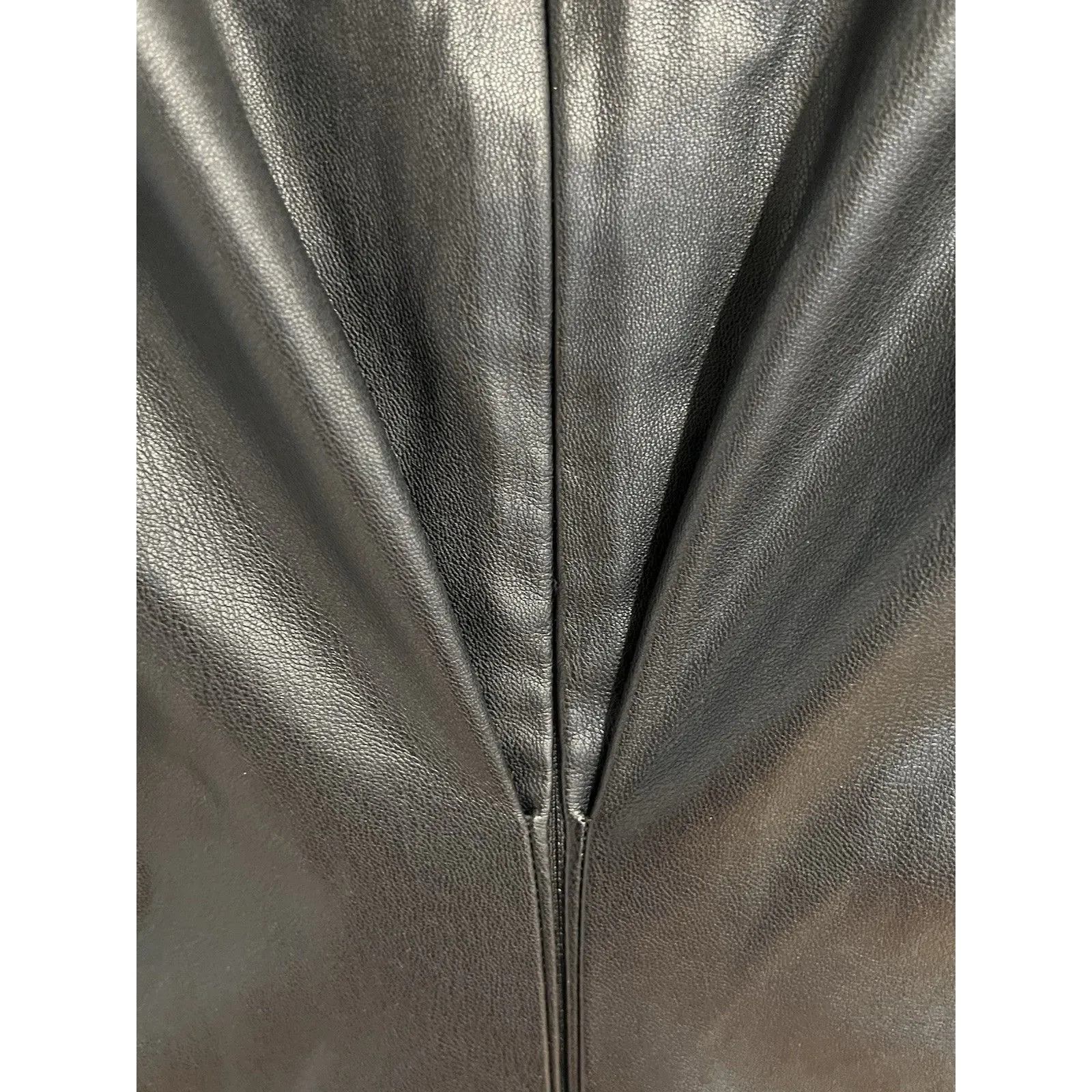 RTR Proenza Schouler White Label Esther Faux Leather Midi Dress Size 6 - Image 10