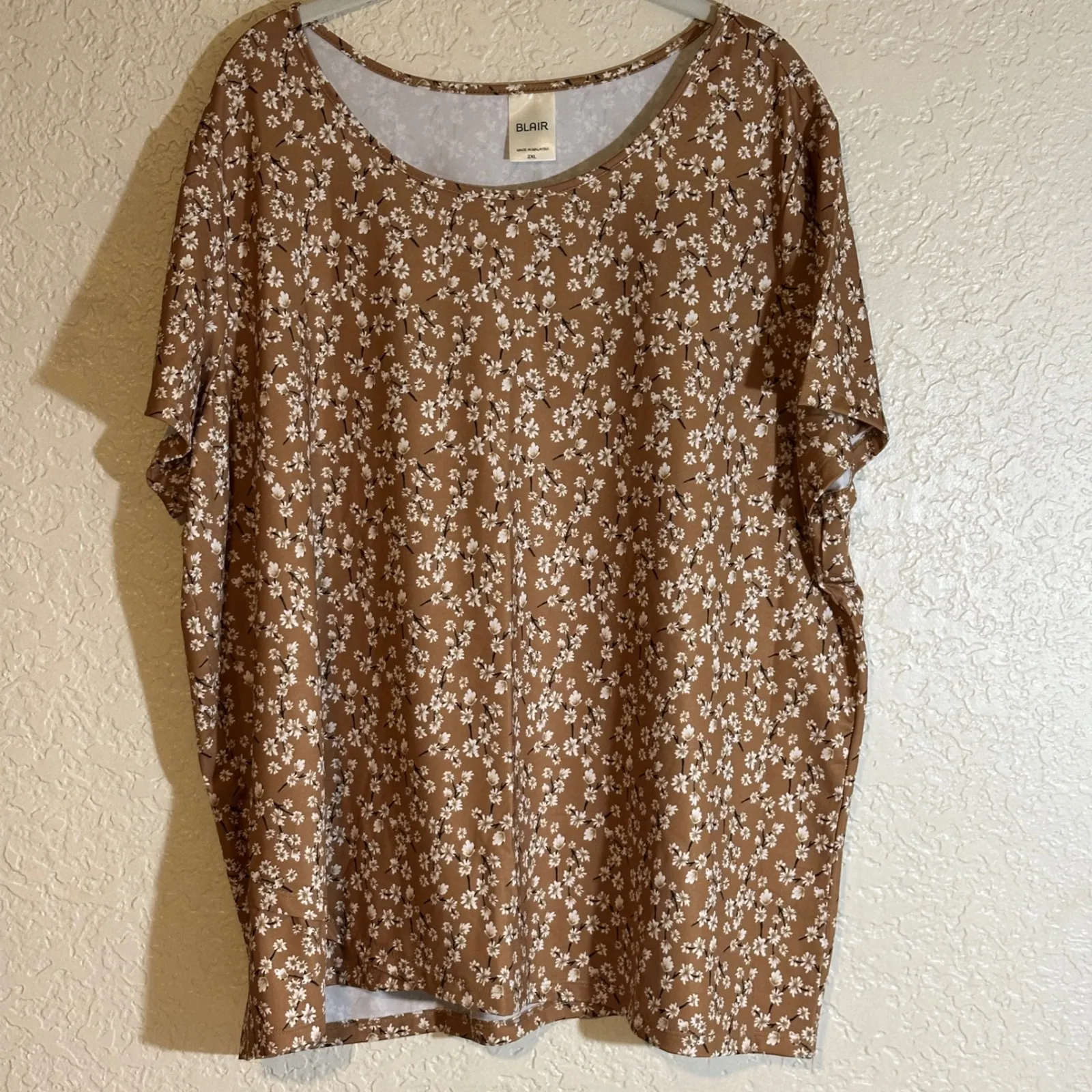 Blair Womens 2XL 3 Piece Bundle Tops Floral Print Short Sleeve Long Sleeve - Image 6