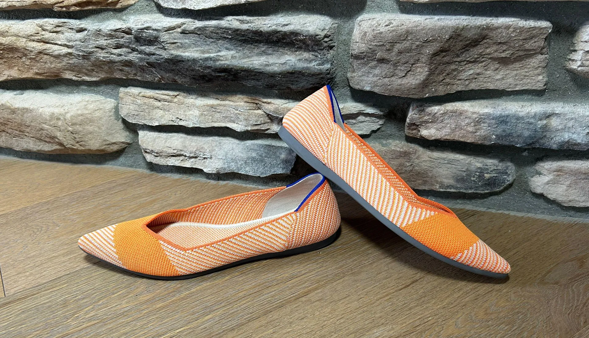 Rothy's Size 6.5  flats, orange The Point - Image 3