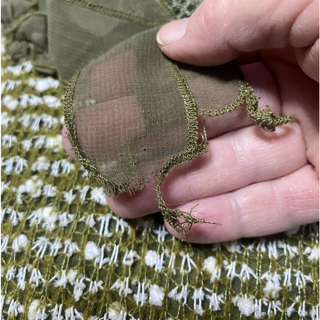 A’reve woven layered tiered‎ dress Green - Image 12