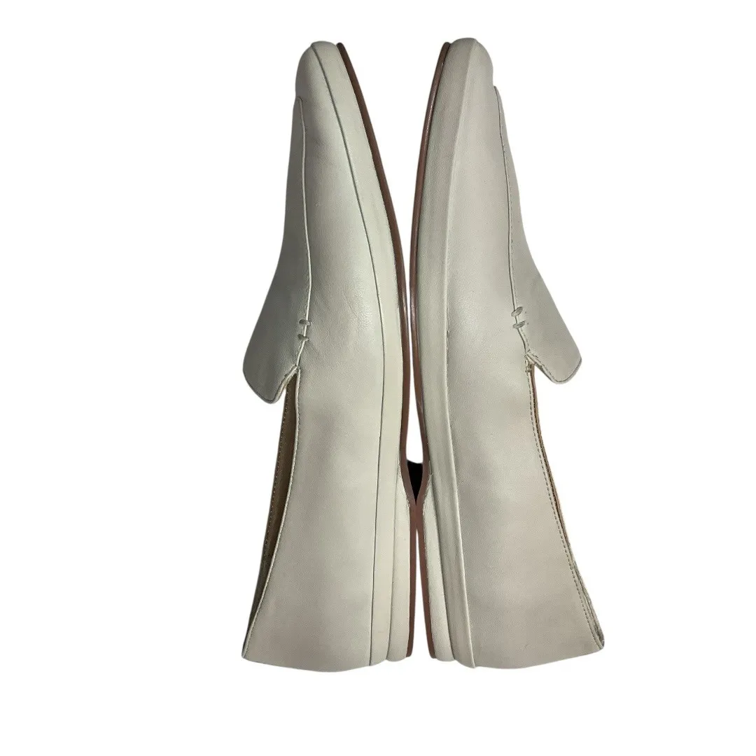 Seychelles Women's Pointed Toe Leather Casual Slip On Flat Shoes Cream Size 10 - Image 12