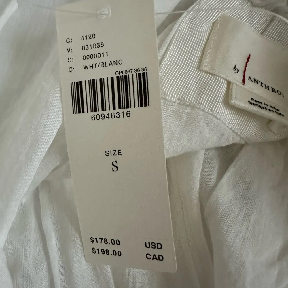 NEW  Embroidered White Purple Tiered Maxi Skirt Sz Small - Image 10