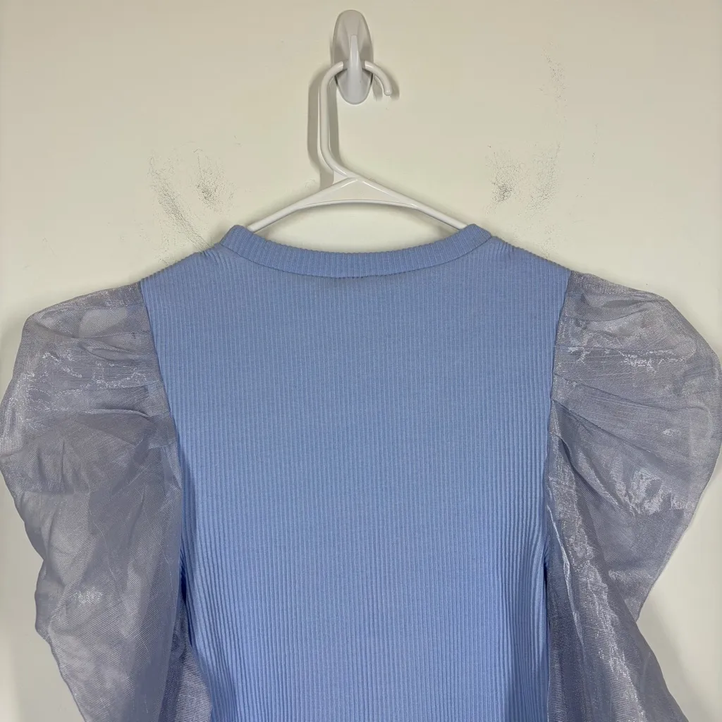 Anthropologie Dolan Puff Sleeve Top Size Small - Image 7