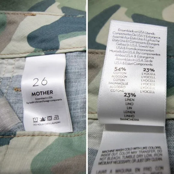 Mother Shaker Chop Crop Camouflage High - Image 11