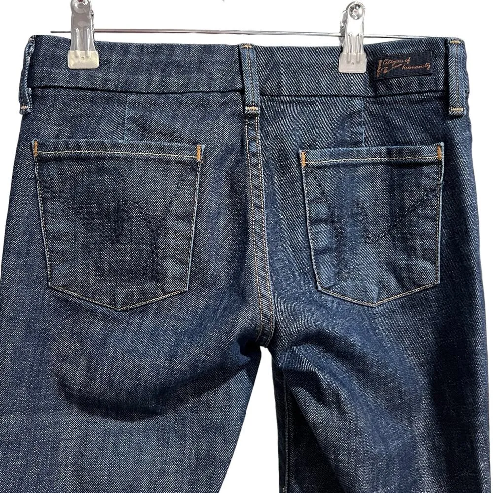 Citizens of Humanity Faye #003 Stretch Low Rise Jeans Women's Size 25 Full Leg - Image 12
