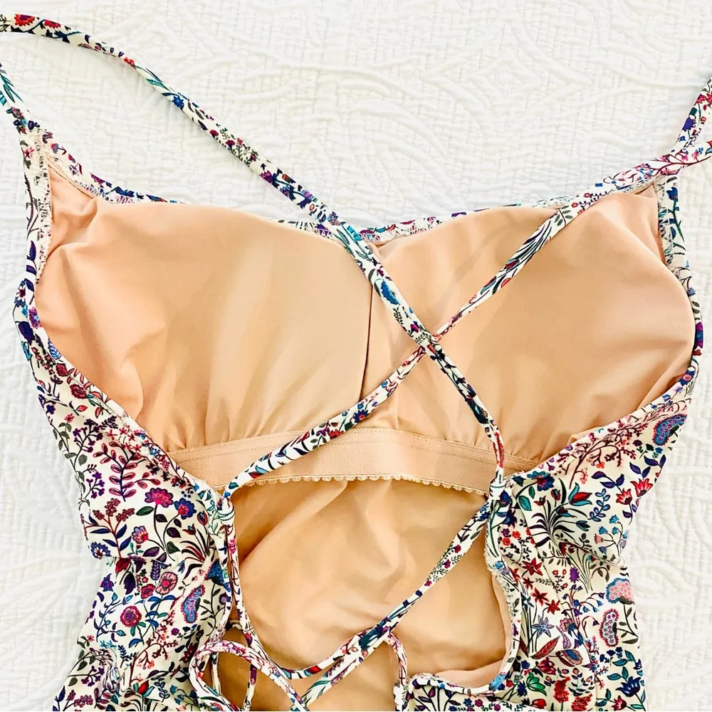 J.Crew  Floral One Piece Swim Suit - Image 4
