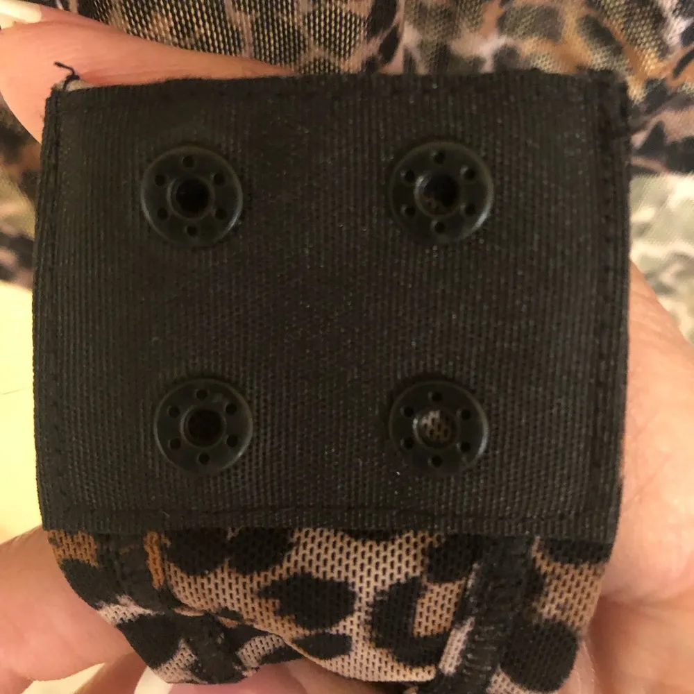 Steve Madden Leopard Long Sleeve Mesh Bodysuit - Image 4