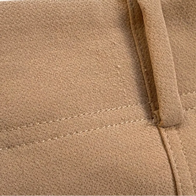 Veronica Beard Cropped Snap Ankle Pants Tan Size 8 - Image 9