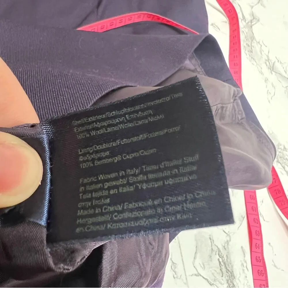 Brooks Brothers Loro Piana wool sheath dress navy Sz 12 - Image 5