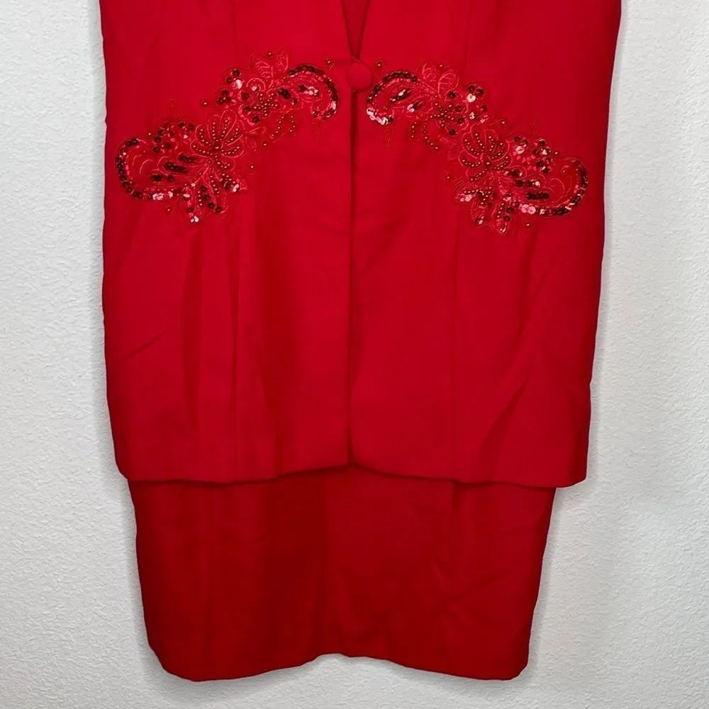 Vintage Studio I Red Dress - Image 4