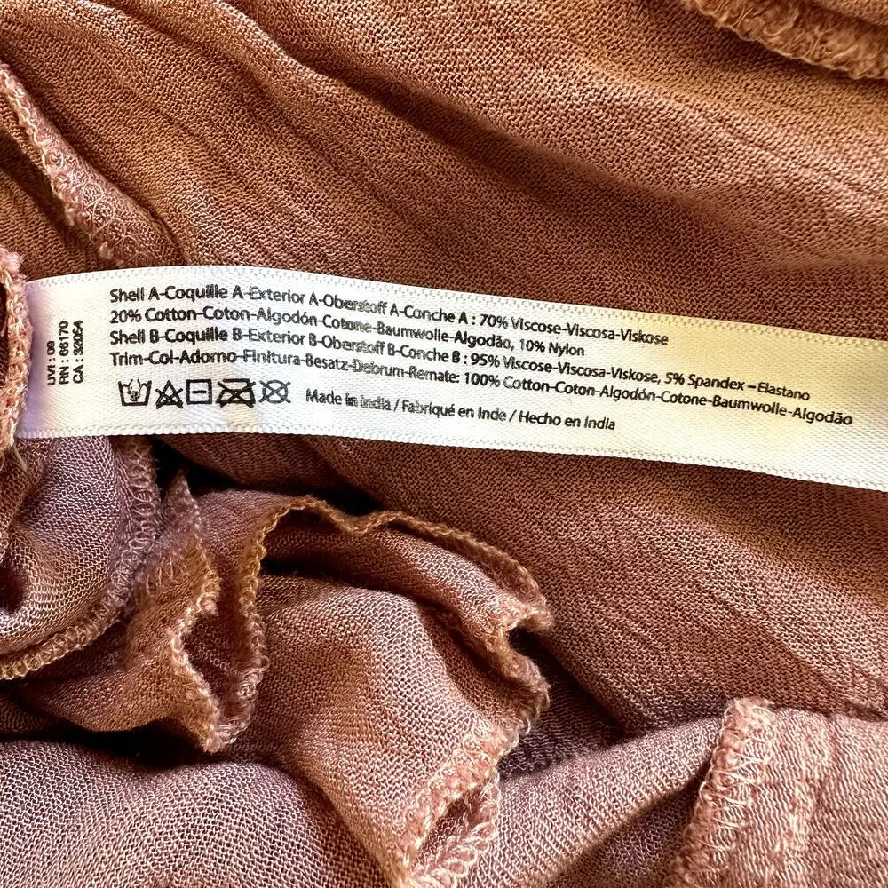 Free People Intimately One Adella Slip Mini Dress in Rose Flory Lace Pink S NWT - Image 6