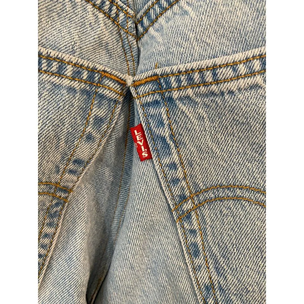 Levis Premium High Loose Jeans. Size: 28 Blue - Image 6