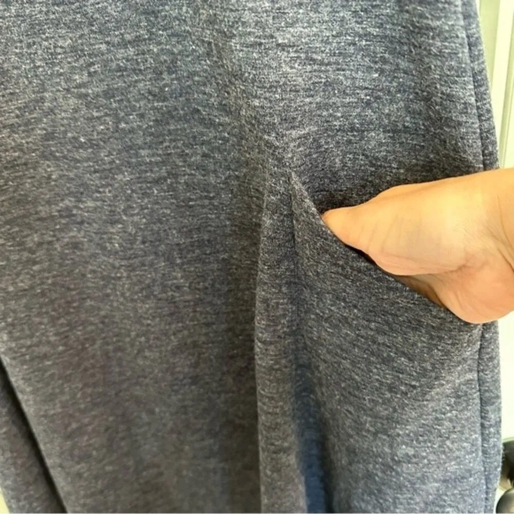 Adrienne Vittadini dark gray baby doll shift dress women small - Image 5