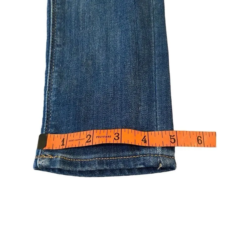 Express Legging Mid Rise Stretch Jeans 2R Straight Leg Everyday Casual Denim Sch - Image 11