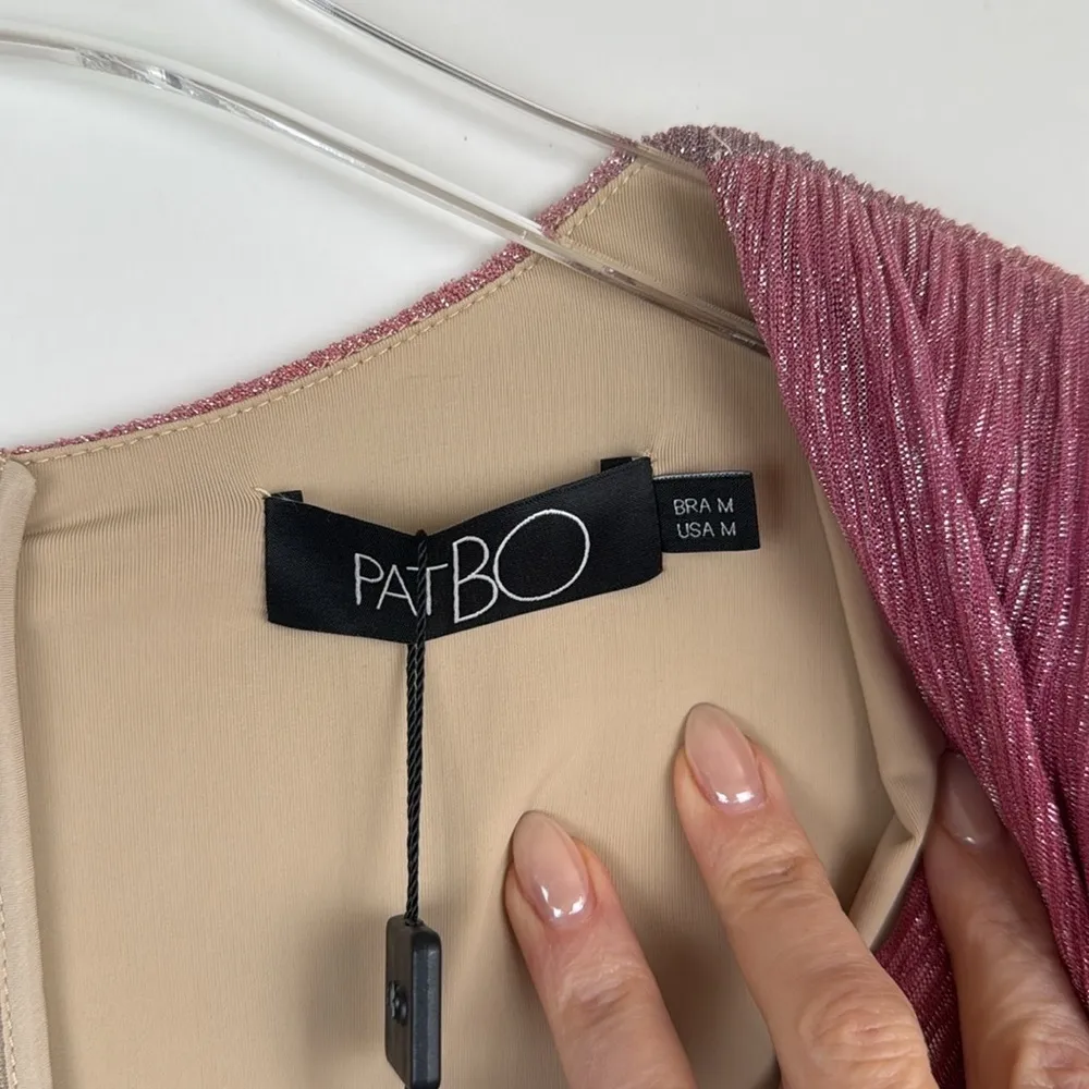 PatBO Prism Plunge Bodysuit in Rainbow Size Medium - Image 5