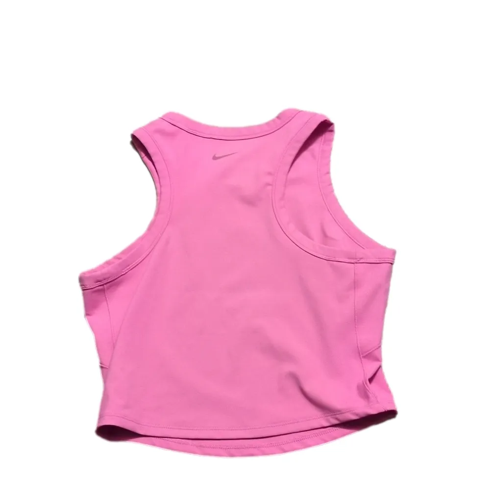 Nike One Playful Pink Fitted Dri Fit Cropped Tank Top Size XL - Image 7