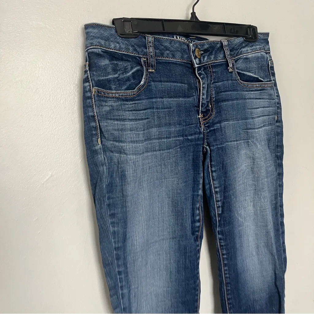 AEO Skinny Classic Blue Women's Jeans - Image 3