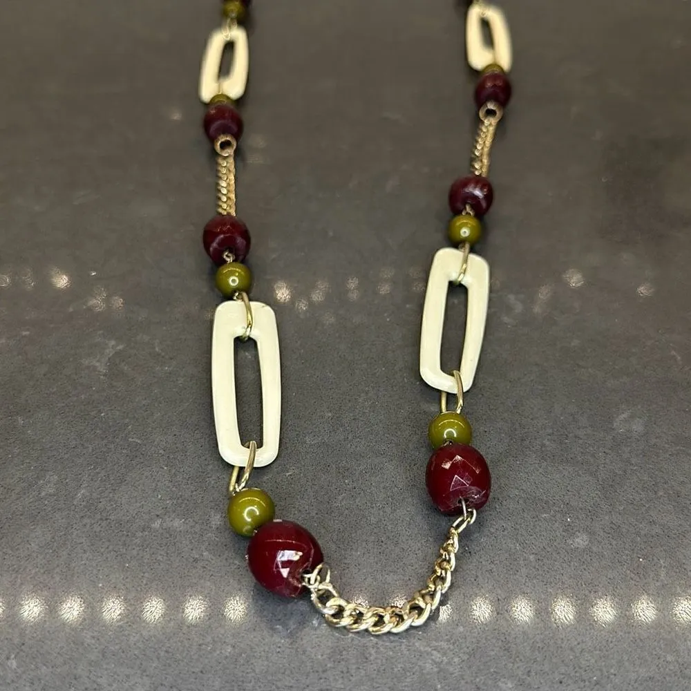 Forever 21 Beaded Chain Necklace - Image 3