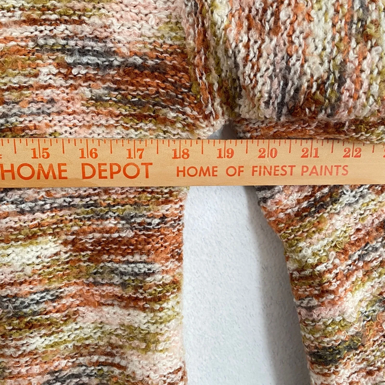 Peyton Primrose Space Dye Knit Sweater Casual Comfort Boho Aesthetic Small Brown - Image 8