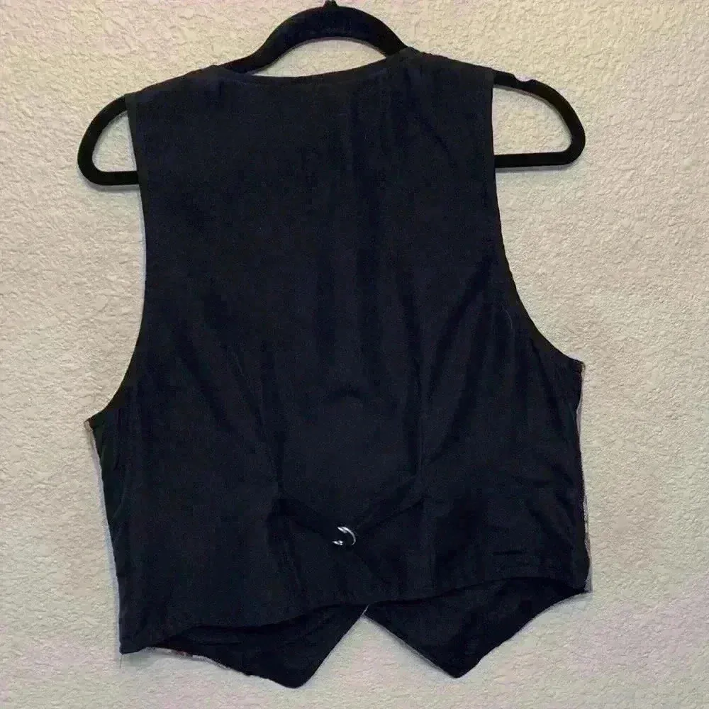 Western boho vest top sz M festival concert country rodeo cowgirl cowgirlcore Green Size M - Image 4