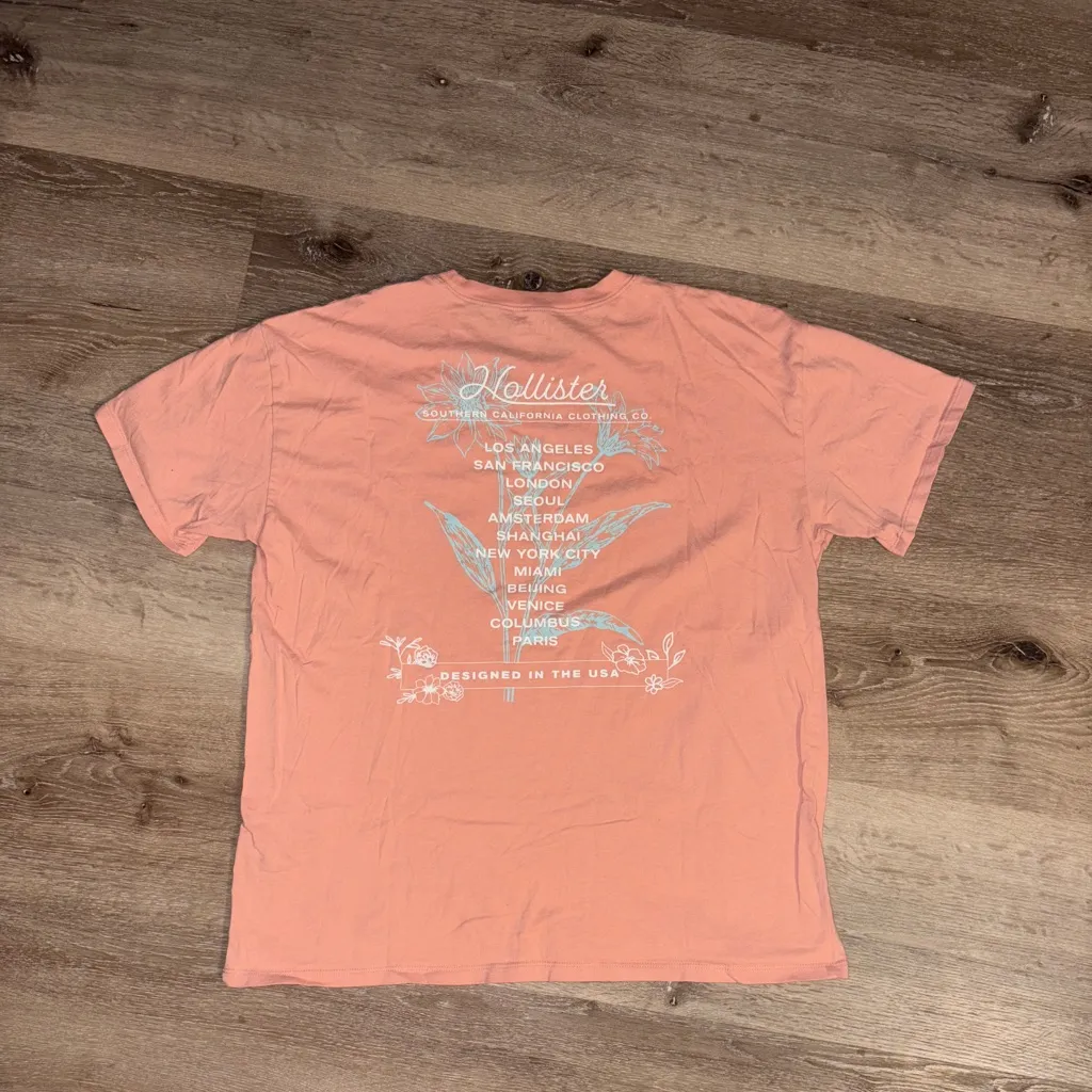 Hollister  Peach Short Sleeve Tee - Image 2