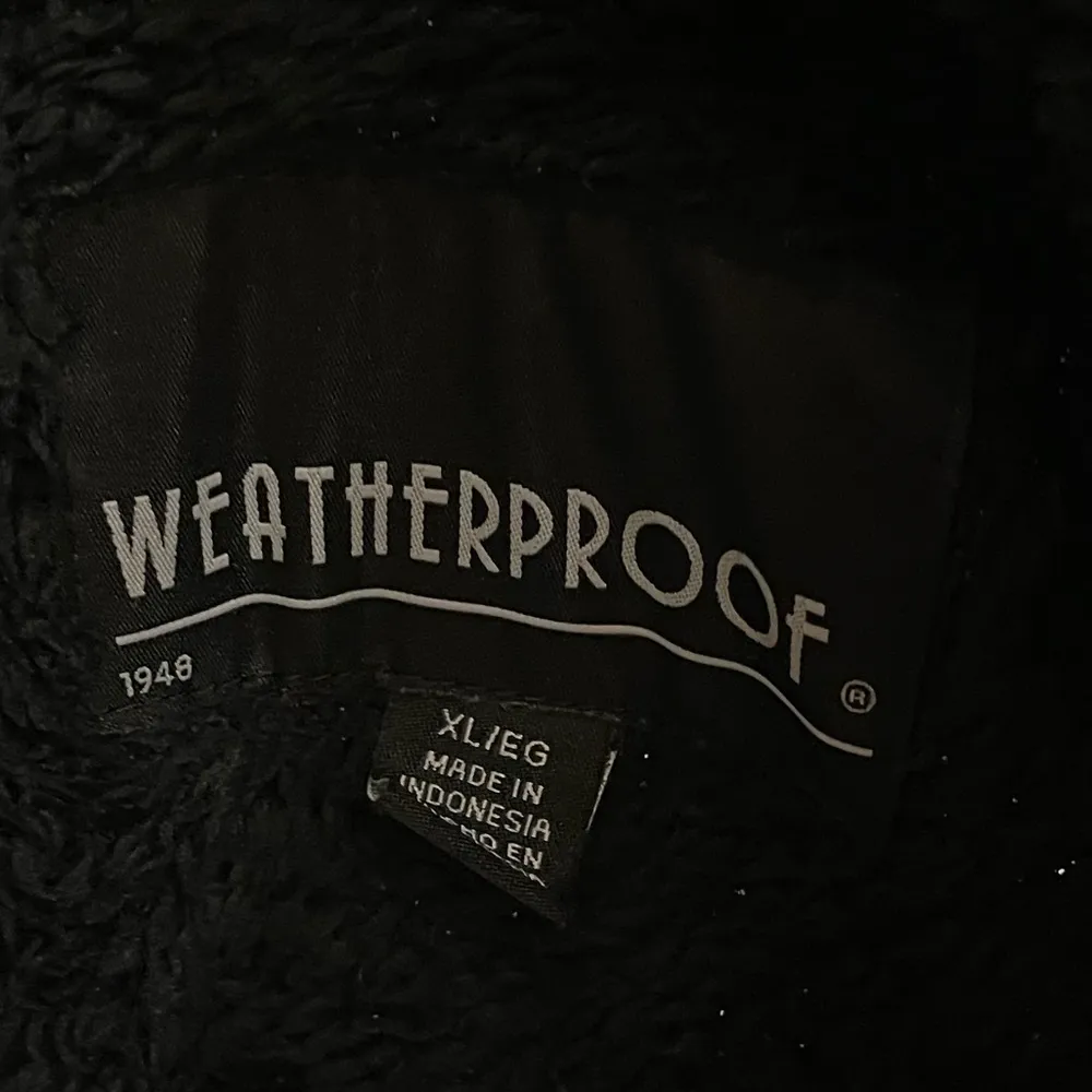 Weatherproof Black Fuzzy Fleece Zip Up Jacket XL - Image 4