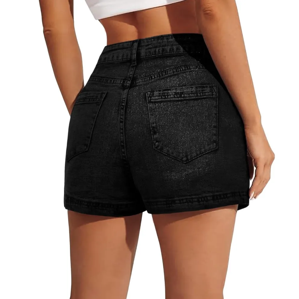 NWT Black Denim Skort for Women - Image 3