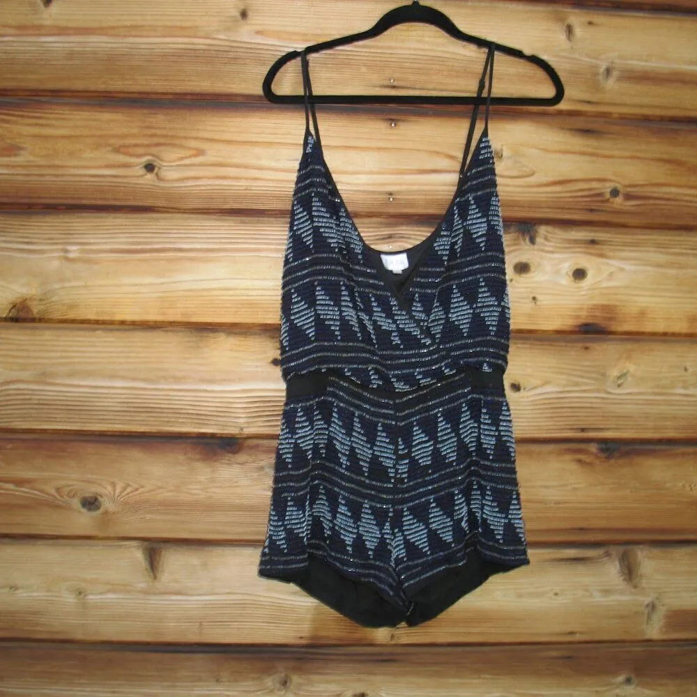 Parker Beaded Romper Shorts S - Image 2