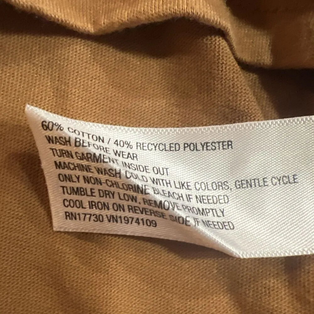 Wild Fable Oversized Butterfly Graphic T-Shirt Brown Women's  XS NWT - Image 4